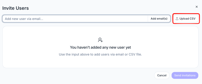 Upload CSv-1