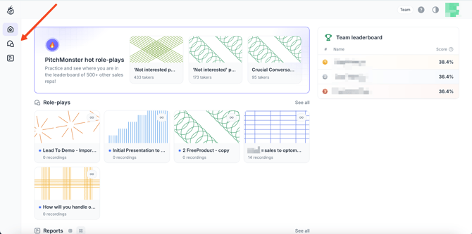 User Dashboard Role-play